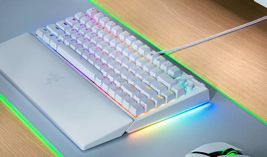KEYBOARD (คีย์บอร์ด) RAZER BLACKWIDOW V4 75% RAZER ORANGE SWITCH RAZER ...