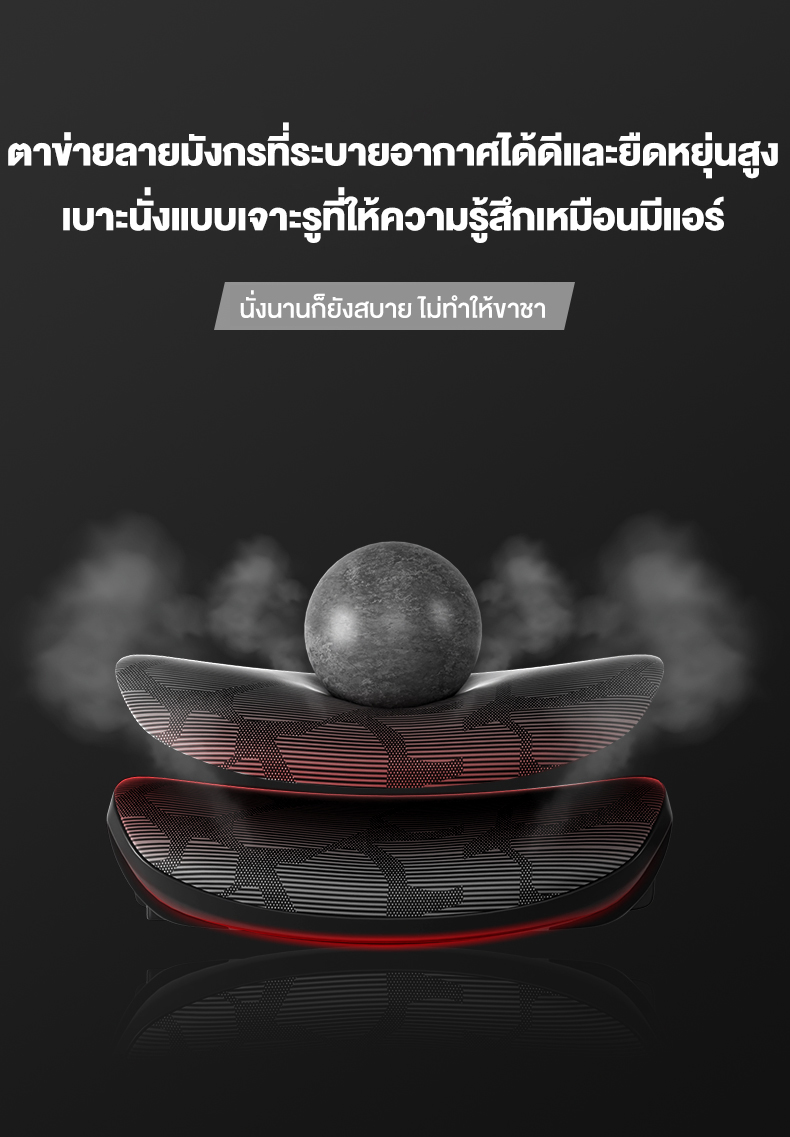 Kris Y08 เก้าอี้เพื่อสุขภาพ E-Sports Ergonomic คุณสมบัติมากมาย สมรรถนะสูง เกรดคุณภาพ เก้าอี้ตามหลักสรีรศาสตร์ รับประกัน 3 ปี อะไหล่ทดแทนฟรี