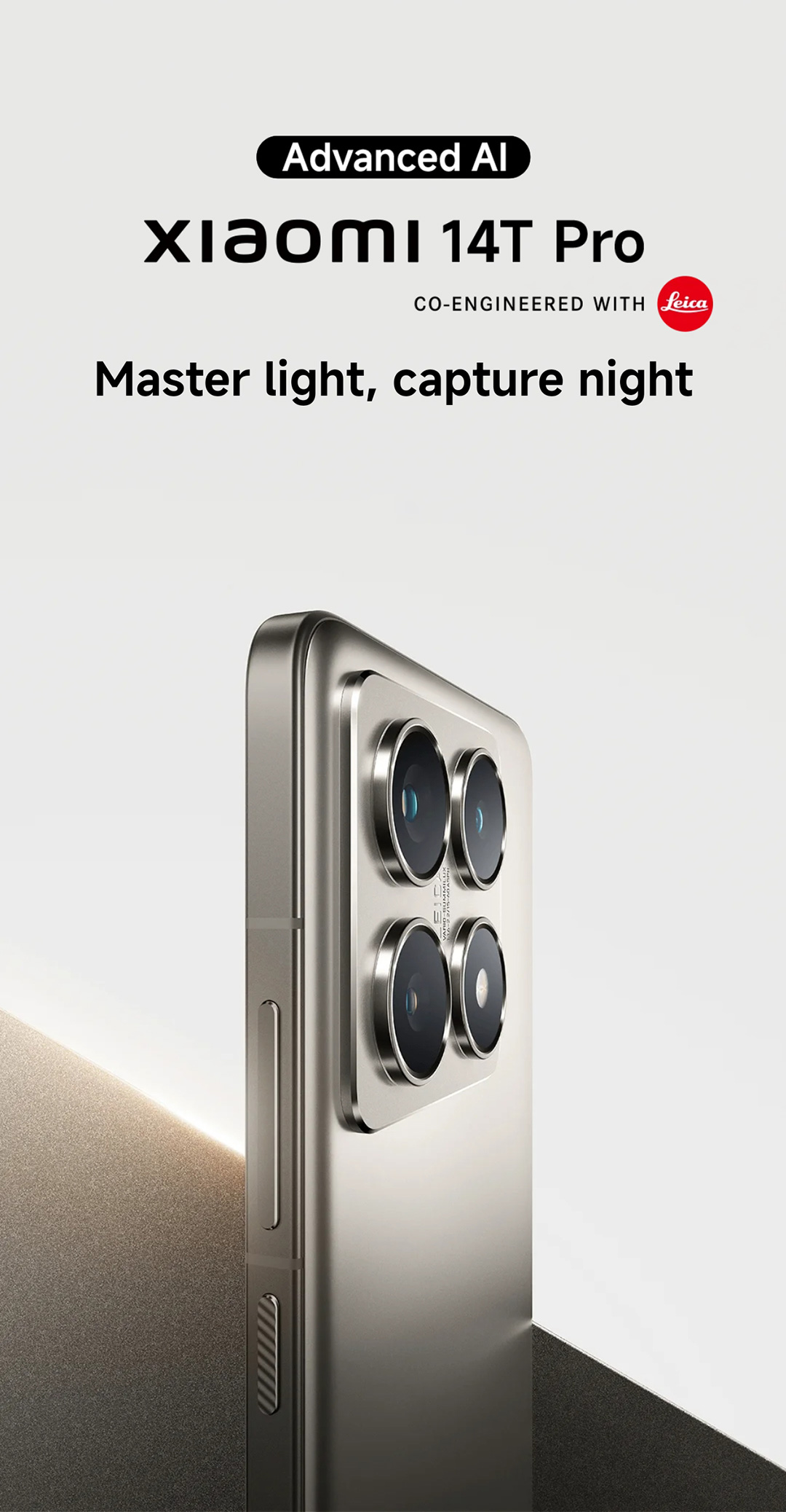 Xiaomi 14T Pro 12+512|12+1T Master light, master night|เลนส์ออปติคอล Summilux จาก Leica