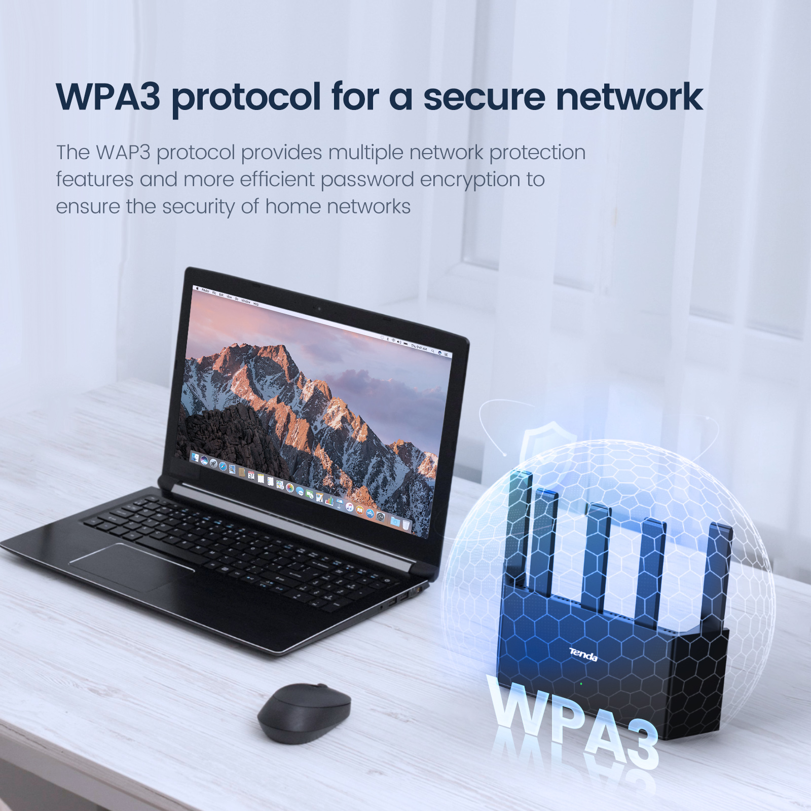 Tenda RX12L Pro Gigabit เราเตอร์ AX3000 Dual Band Wifi 6 Router เร้าเต ...