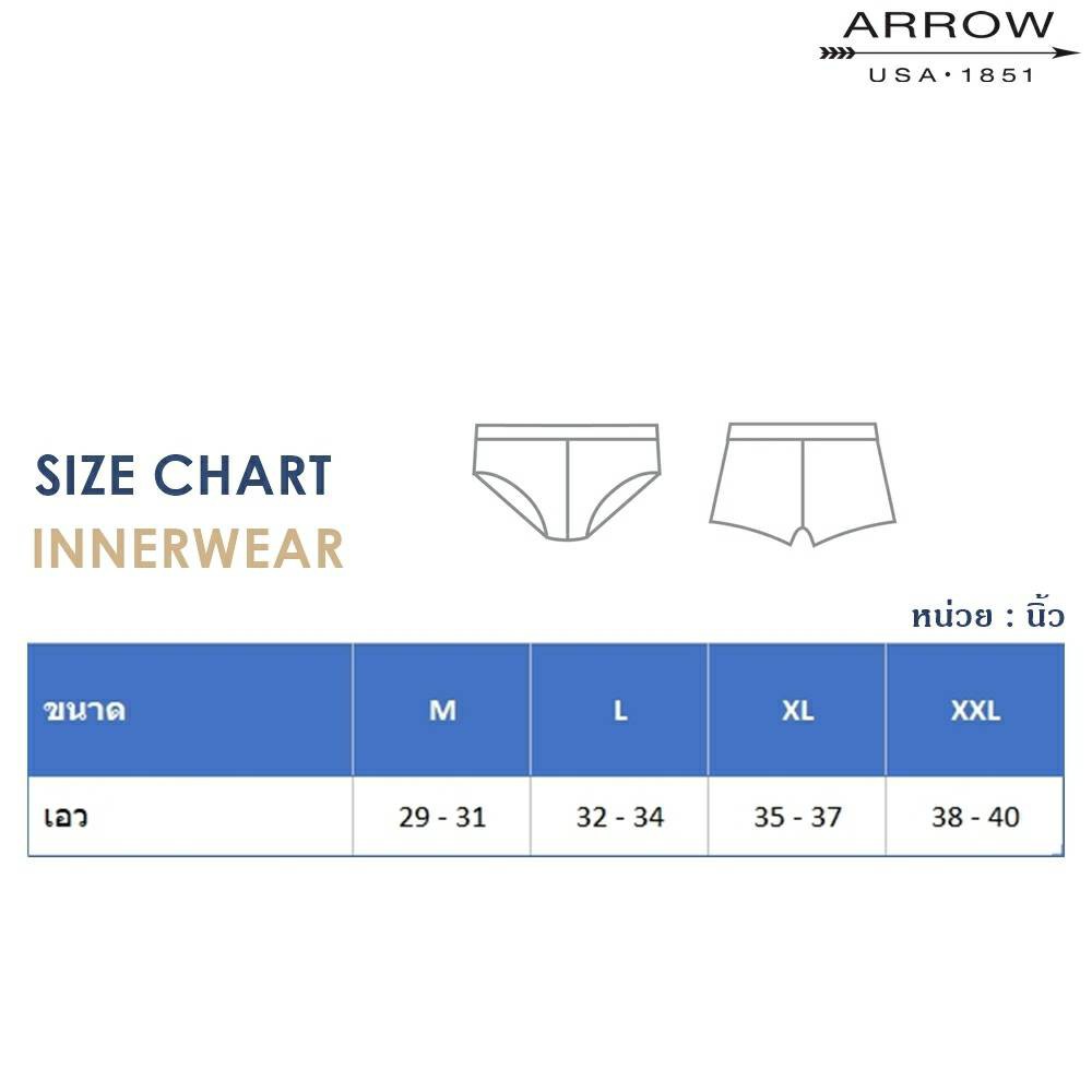 ARROW BODY SEAMLESS (แพ็ค 1 ตัว) แอร์โรว์ บอดี้ ซีมเลส กางเกงชั้นใน ...