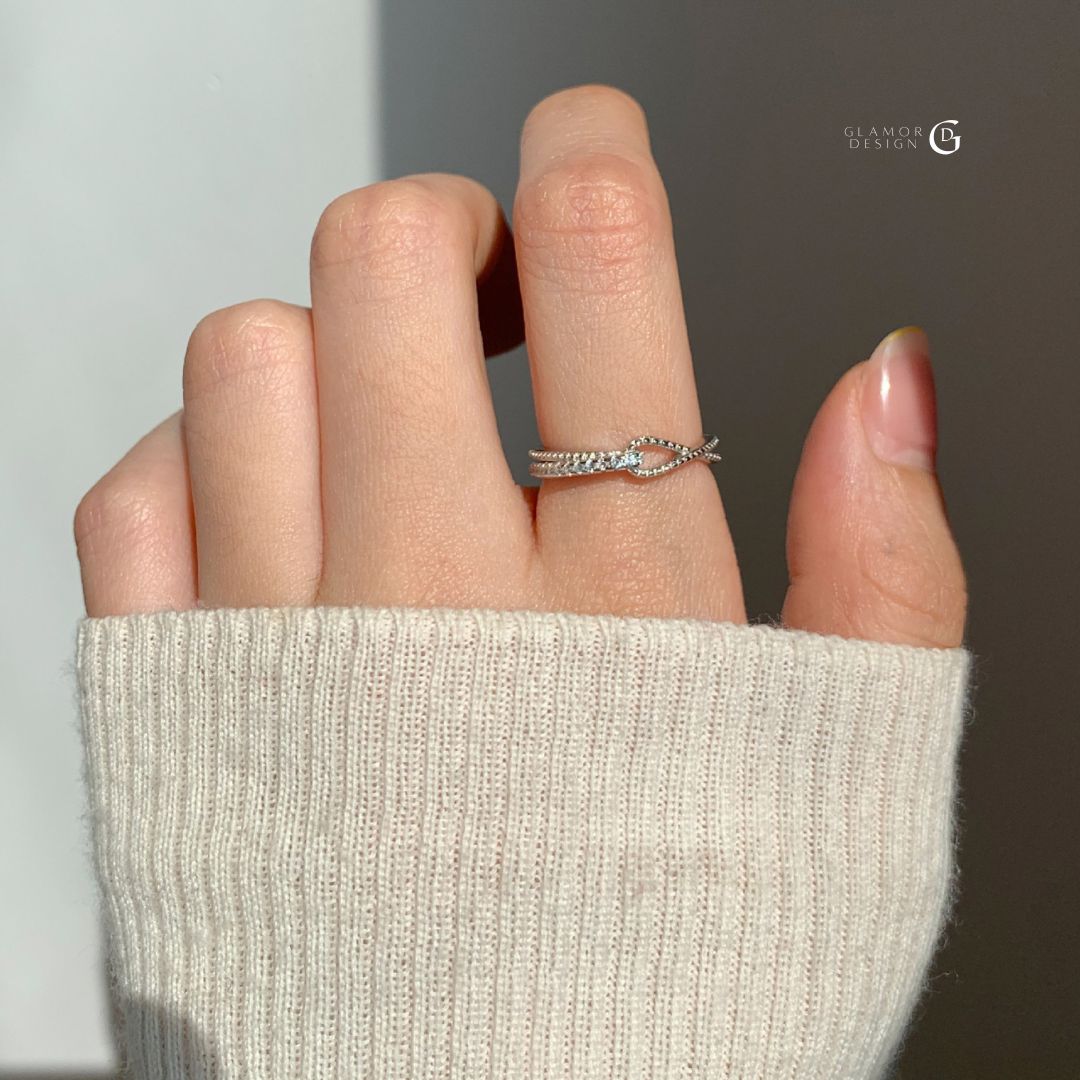 GLAMOR แหวน Particular Ring แหวนแฟชั่น แหวนเงินแหวนเรียบๆ ของขวัญ ...