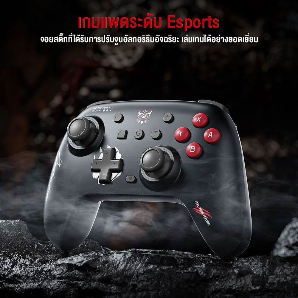 WIRELESS CONTROLLER (อุปกรณ์ควบคุมคำสั่งไร้สาย) ONIKUMA IRUKA TRI-MODE ...