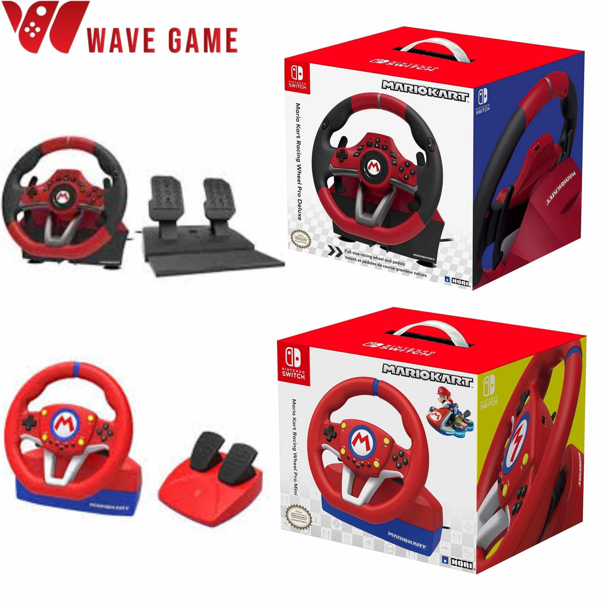 ืnintendo switch hori mario kart racing wheel pro mini & deluxe ( พวง ...