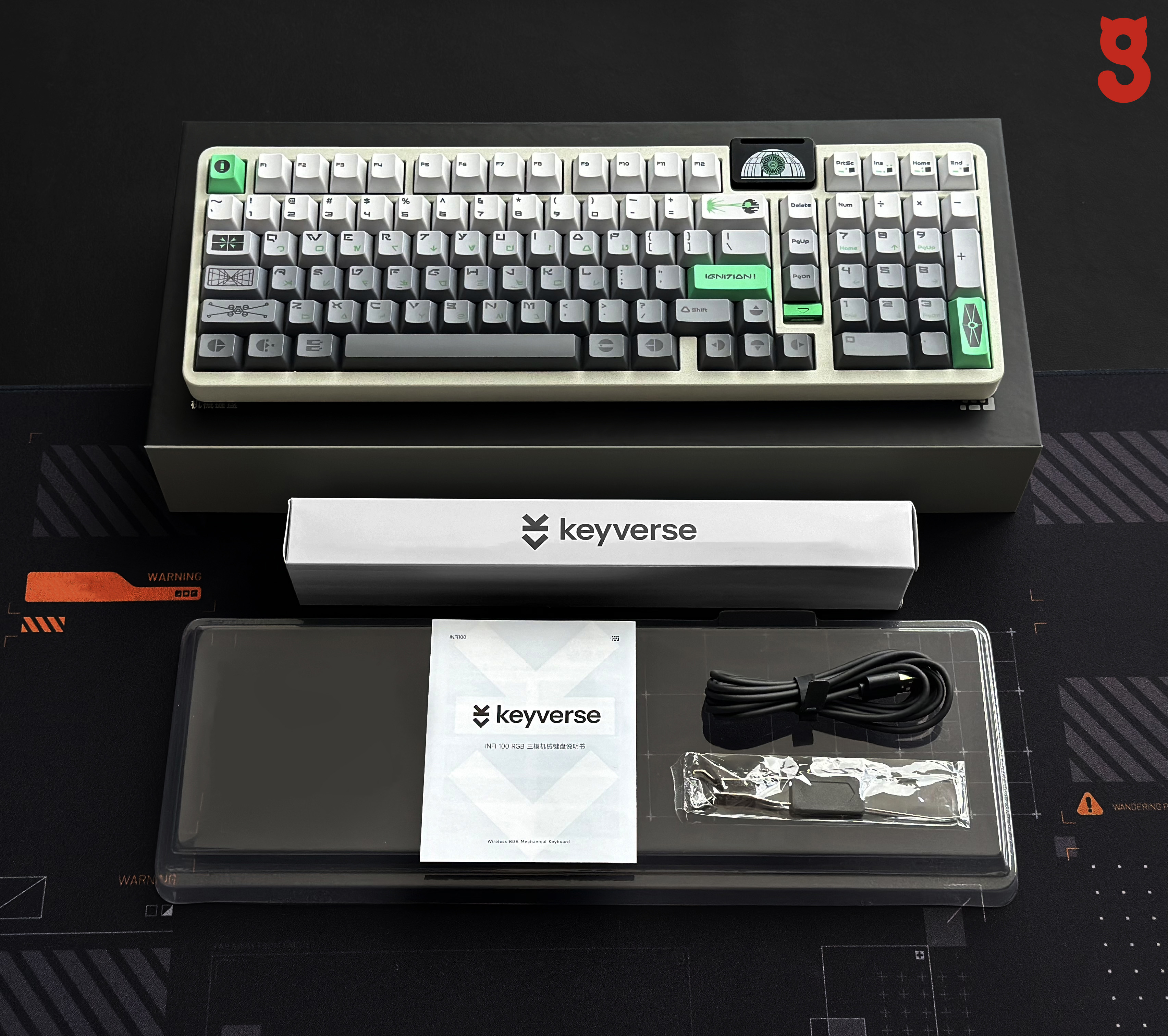 (พร้อมส่งจากไทย) Mechanical Keyboard INFI100 Infi 100 Infi100 Keyverse ...