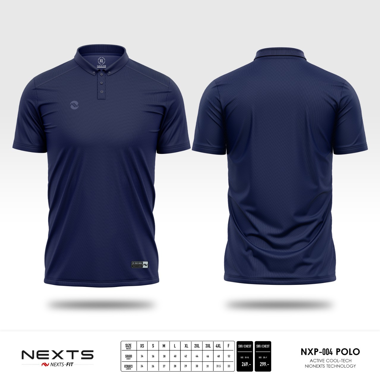 เสื้อโปโลNXP-004 – NEXTS PASTAL POLOของแท้100%ใส่ได้ทั้งชายและหญิง ...