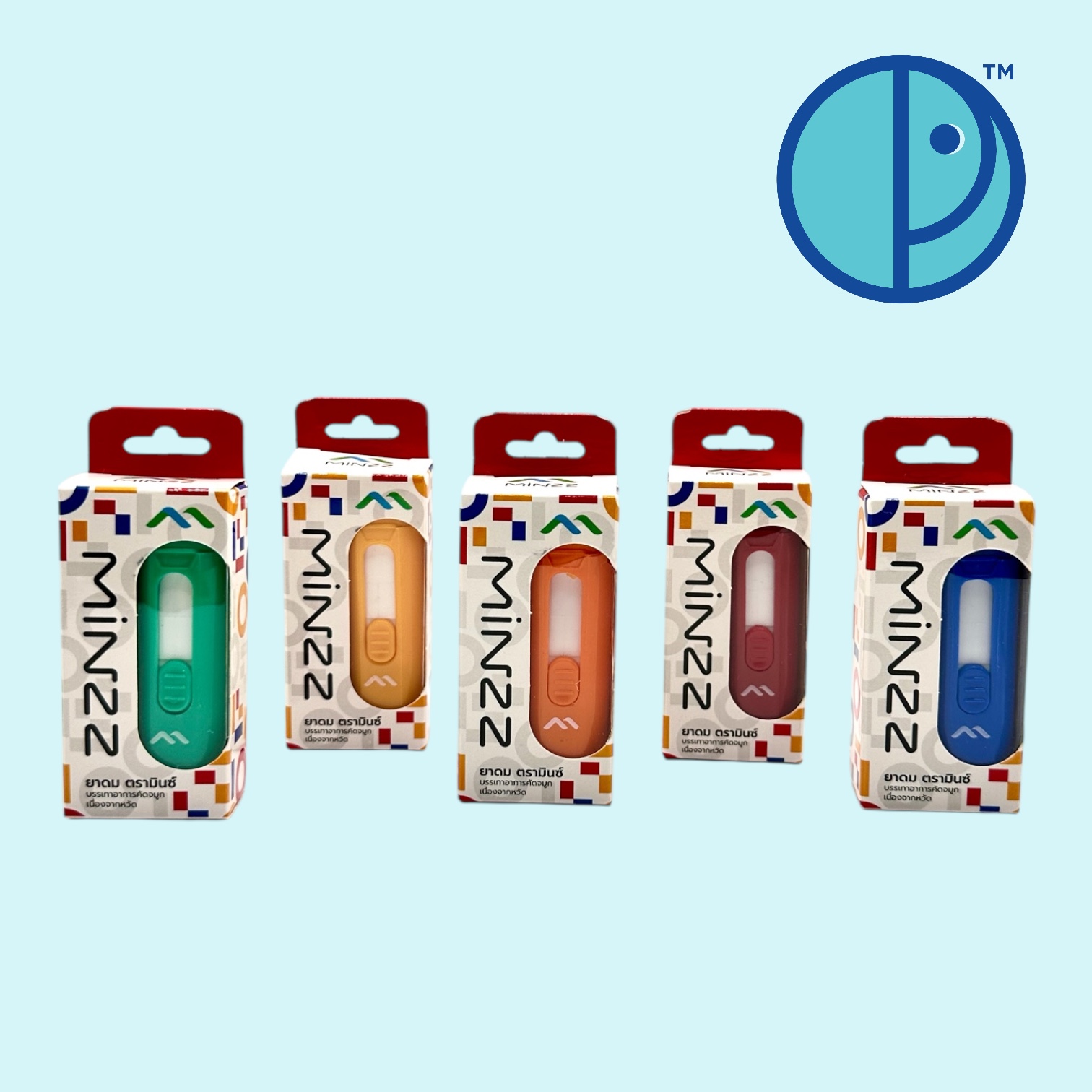 ยาดม ตรามินซ์ INHALER MINZZ BRAND บรรเทาอาการคัดจมูกเนื่องจากหวัด ...