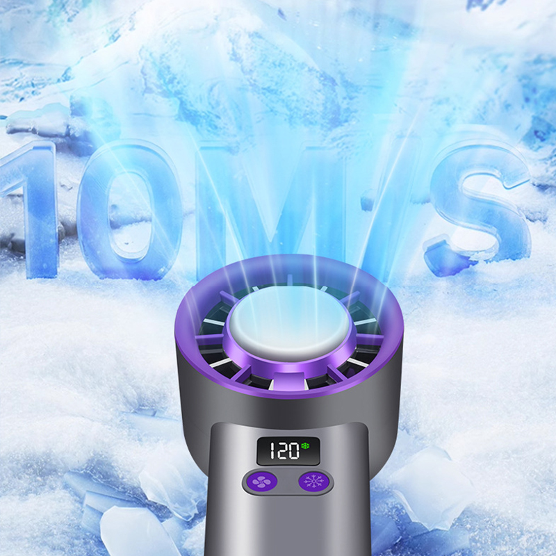 พัดลมเทอร์โบไฟฟ้า ขนาดเล็ก ความเร็ว 100 ระดับ ชาร์จ USB แบบพกพา ความ ...
