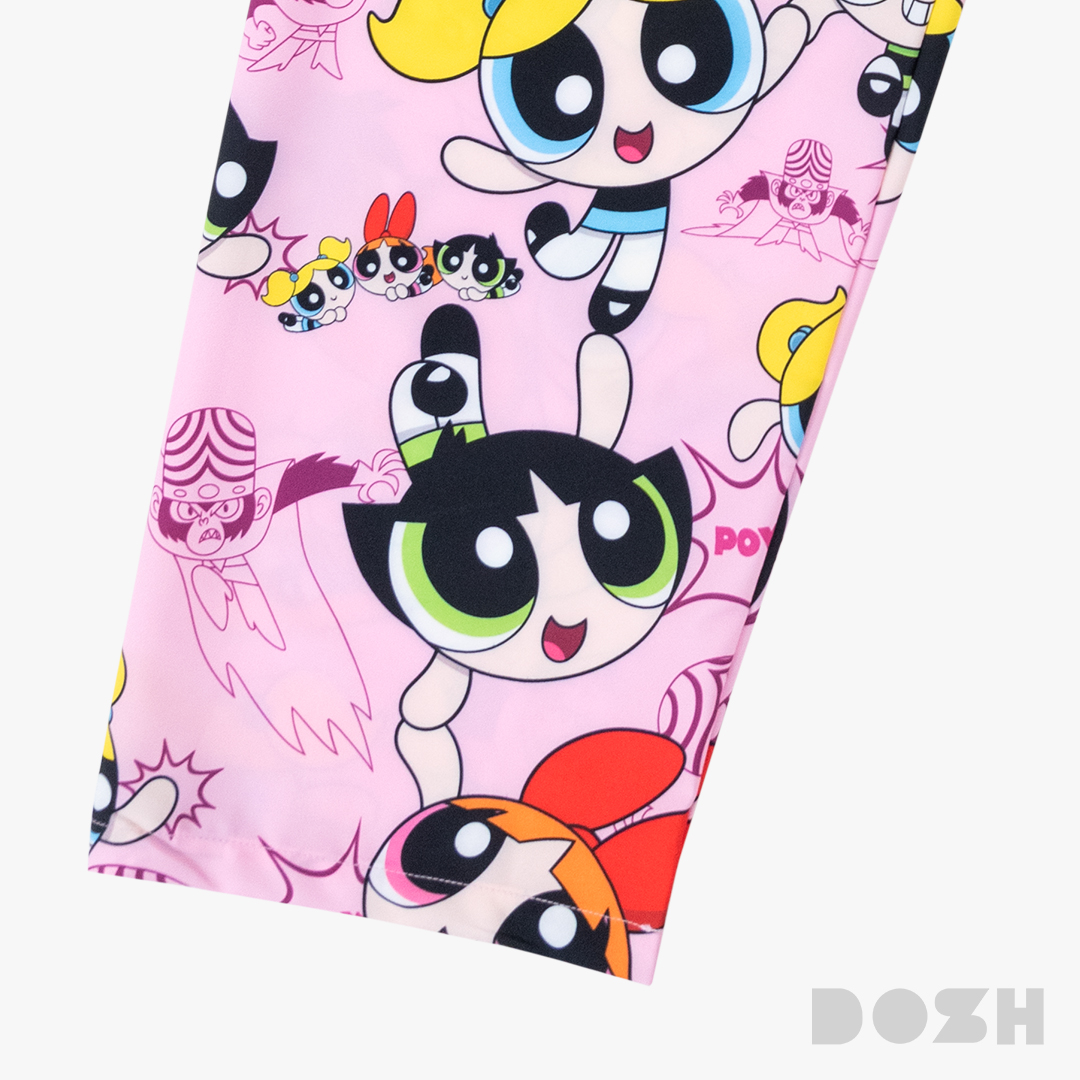 DOSH WOMEN LAY PANTS POWERPUFF GIRLS กางเกงเล ผ้าไหมอิตาลี DPGWL1000-PI ...