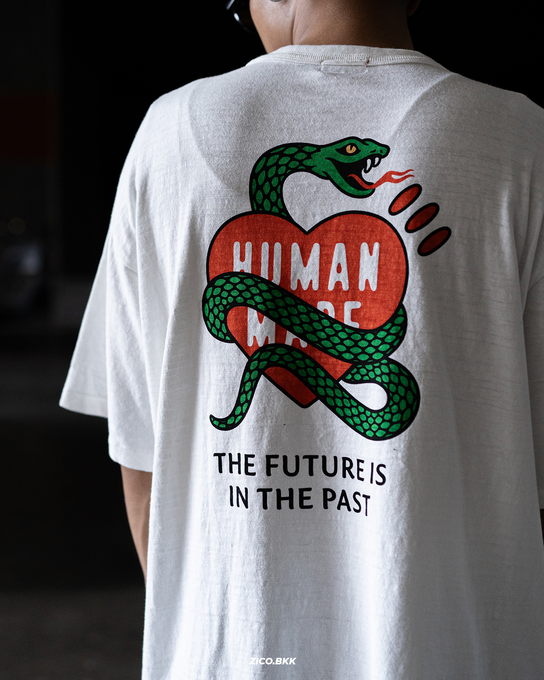 HumanMa Snake Graphic T-Shirt | Shopee Thailand