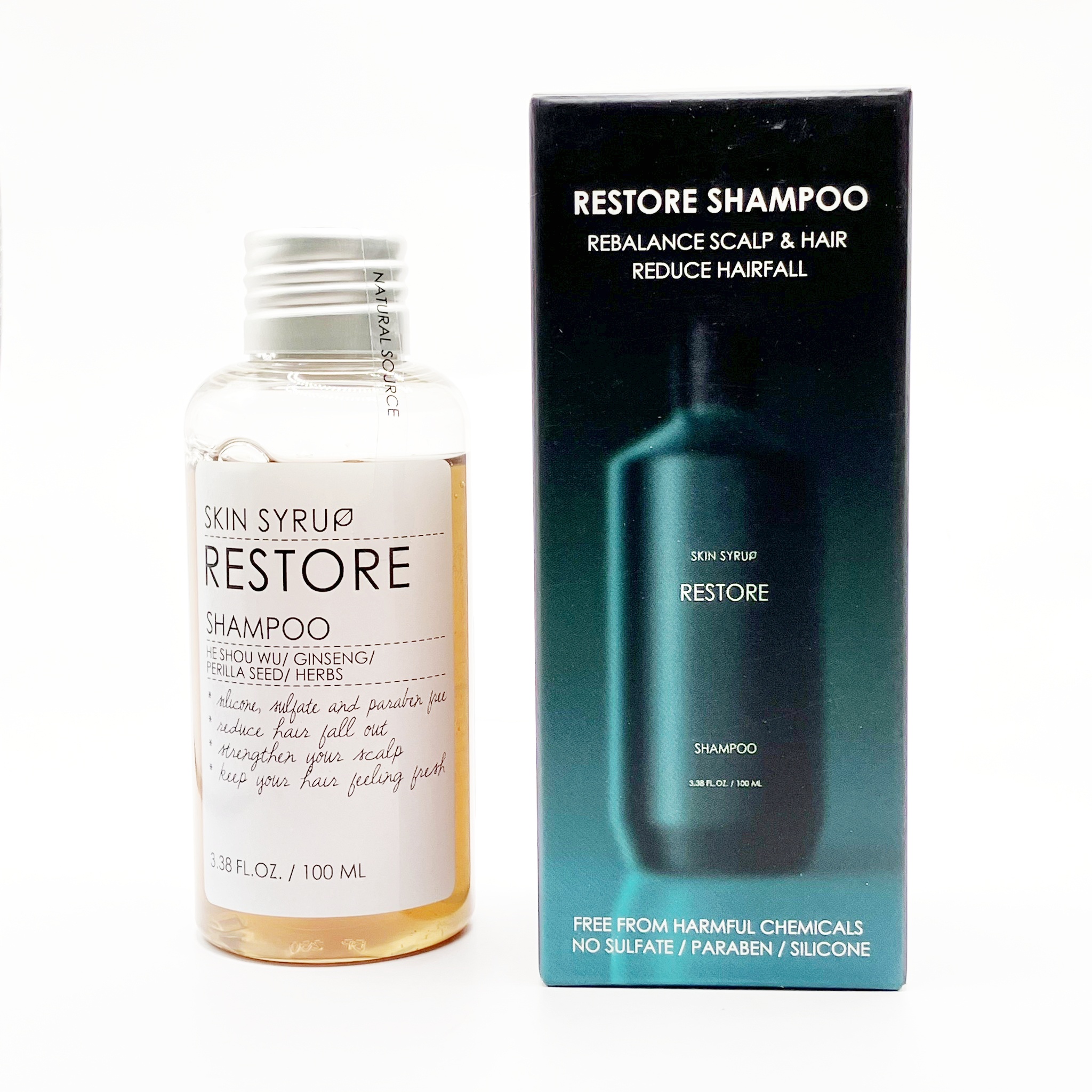 Skin Syrup Restorative Scalp Treatment Shampoo 100ml แชมพูที่มีส่วนผสม ...