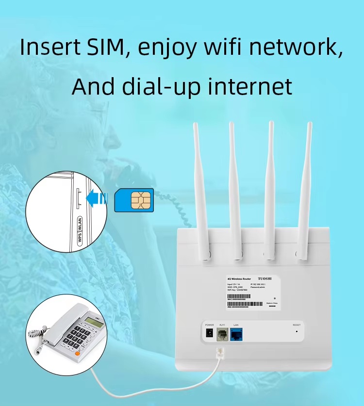 4G VolLTE Router โทรออก-รับสาย+เน็ต With Voice Call 300Mbps Wifi ...