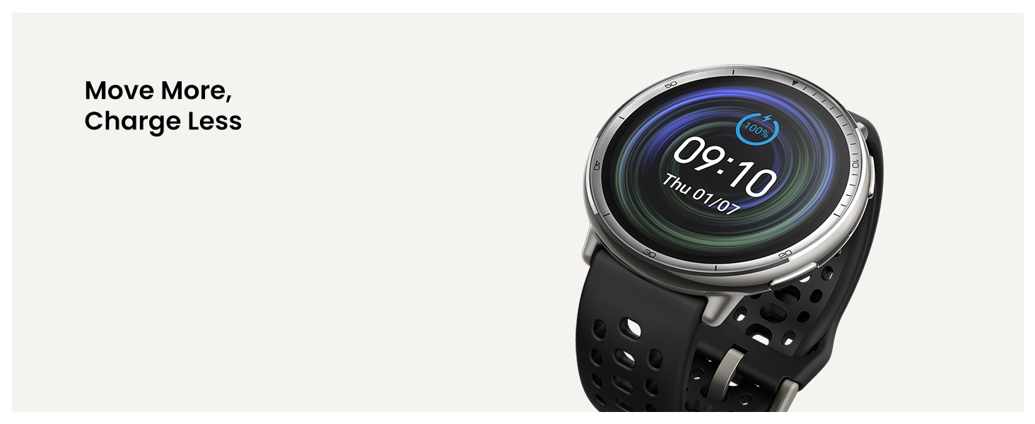 Amazfit Active 2 (Standard Version) 44mm Smartwatch พร้อมระบบGPS 5 ระบบดาวเทียม โหมดกีฬา160+ แบตนาน 19 วัน