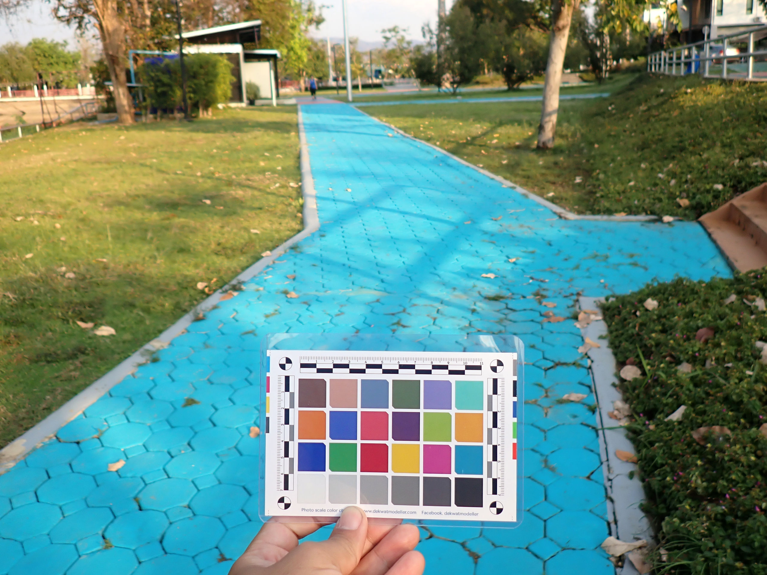 4 x 6 นิ้ว Photo scale camera color checker White balance Chart. การ์ด ...