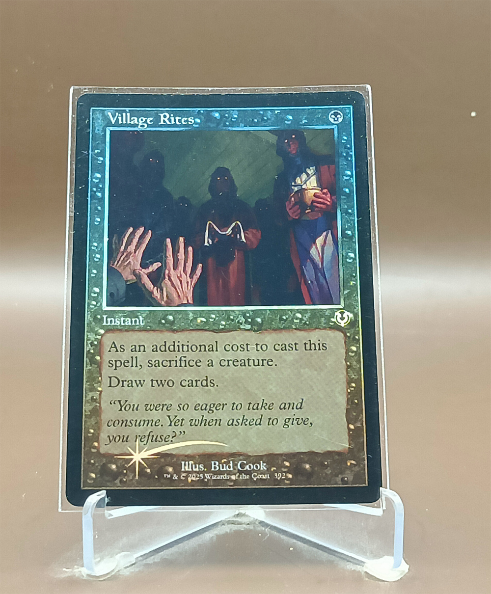 การ์ด Magic The Gathering (MTG) Village Rites Retro FOIL | Shopee Thailand