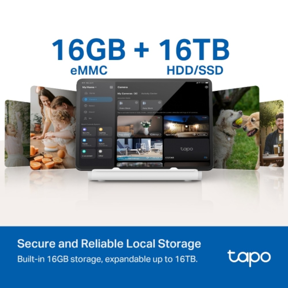 Tapo H500 Smart HomeBase HDD/SDD บันทึกย้อนหลัง รองรับกล้อง 16 ตัว และ ...