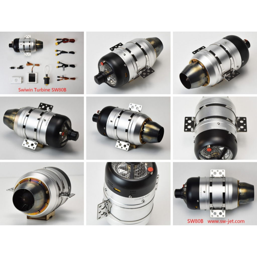 เครื่องยนต์เจ็ท เทอร์ไบน์เจ็ท เครื่องบินเจ็ทบังคับ SWIWIN SW120B แรงขับ ...