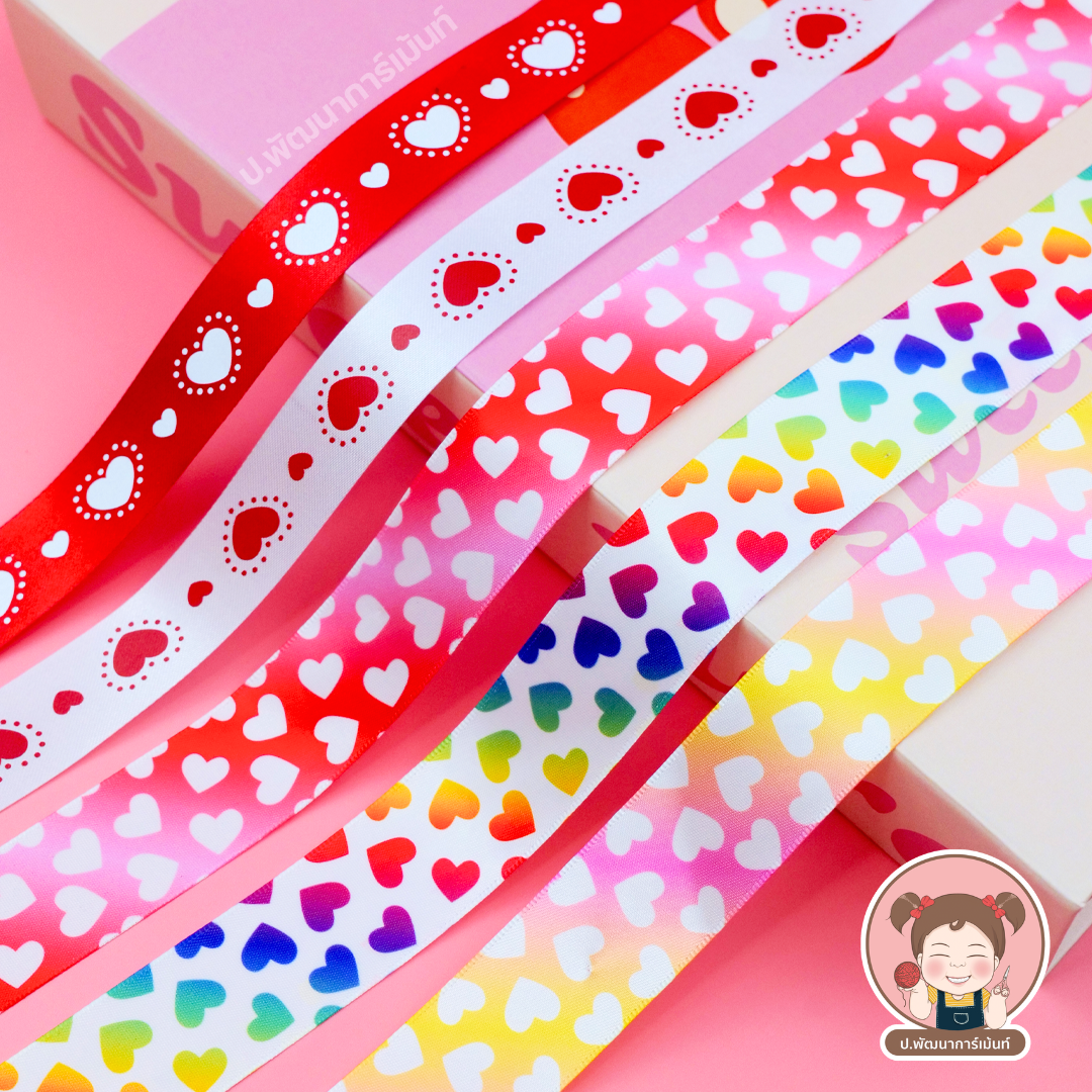 [RIBBON] ริบบิ้นแฟนซี ริบบิ้น เหมาะสำหรับห่อของขวัญ งานประดิษฐ์ DIY ...