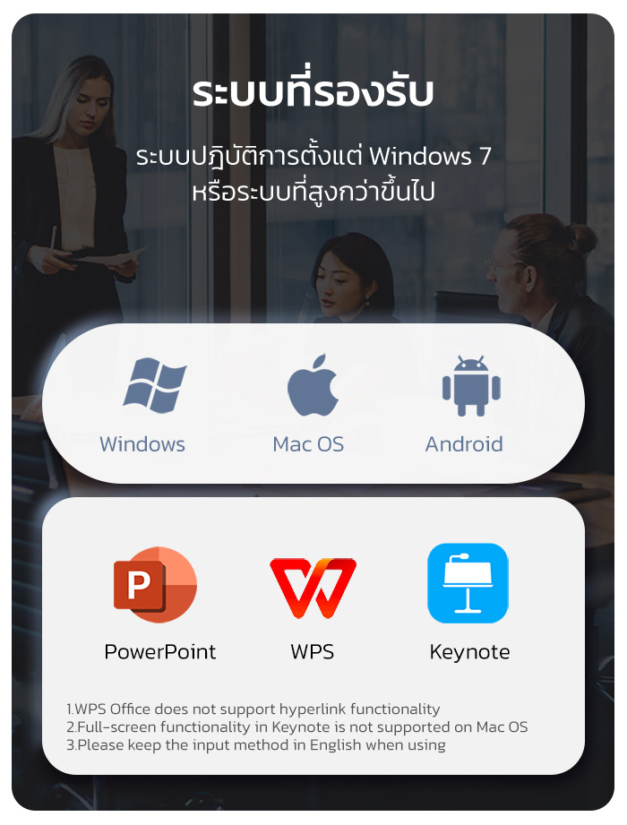 Deli ปากกาเลเซอร์ ปากกาพอยเตอร์ เลเซอร์แดง ไร้สาย มีที่เก็บ USB ...