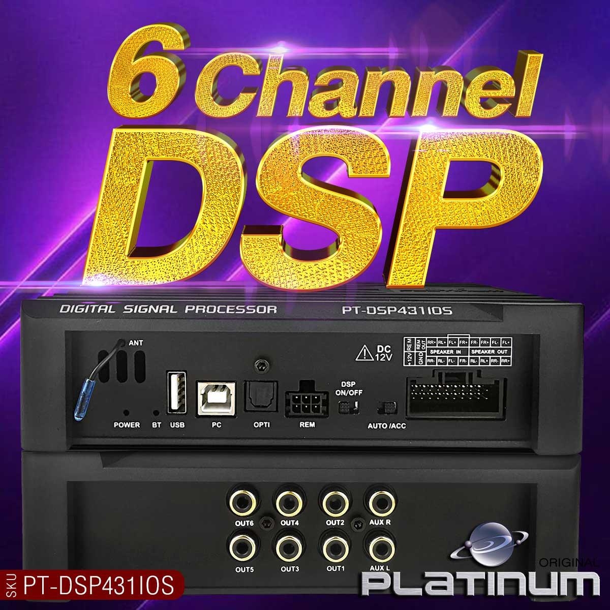 PLATINUM-X แอมป์ DSP PT-DSP431IOS พร้อมปลั๊กตรงรุ่น รองรับ IOS และ ...