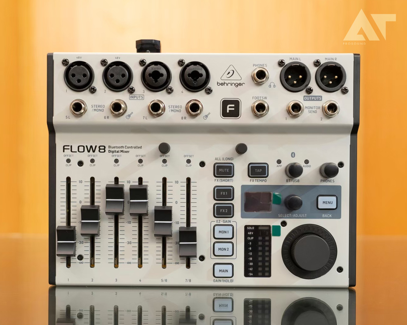 Behringer FLOW 8 ดิจิตอลมิกเซอร์ 8 อินพุต เปิดเพลงและควบคุมผ่านบลูทูธ ...