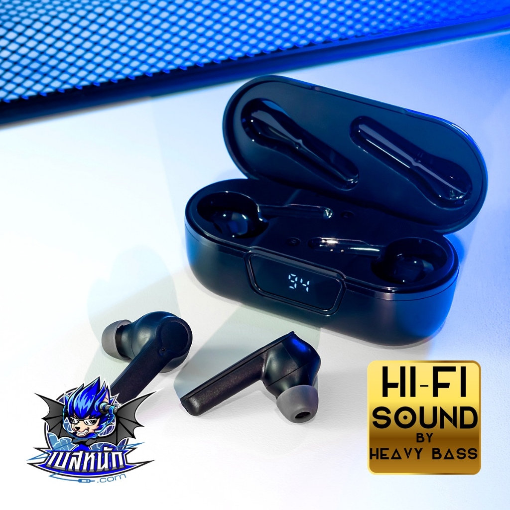 HB TWS ANC/ENC IN-EAR ตัดเสียงรบกวน ไมค์4ตัว รองรับ Wireless charger ...
