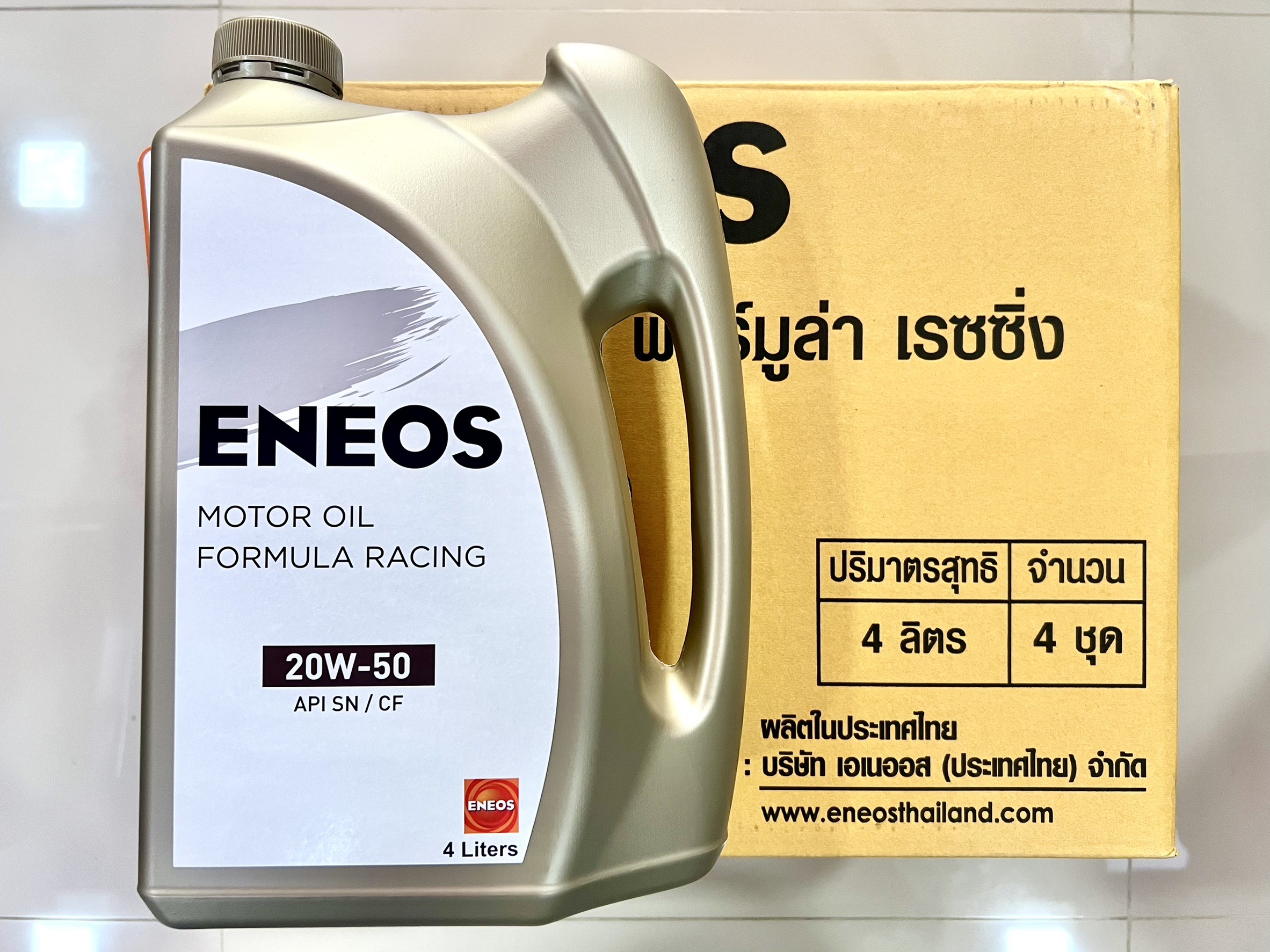 ENEOS MOTOR OIL FORMULA RACING 20W-50 น้ำมันเครื่องกึ่งสังเคราะห์ 1 ลัง ...