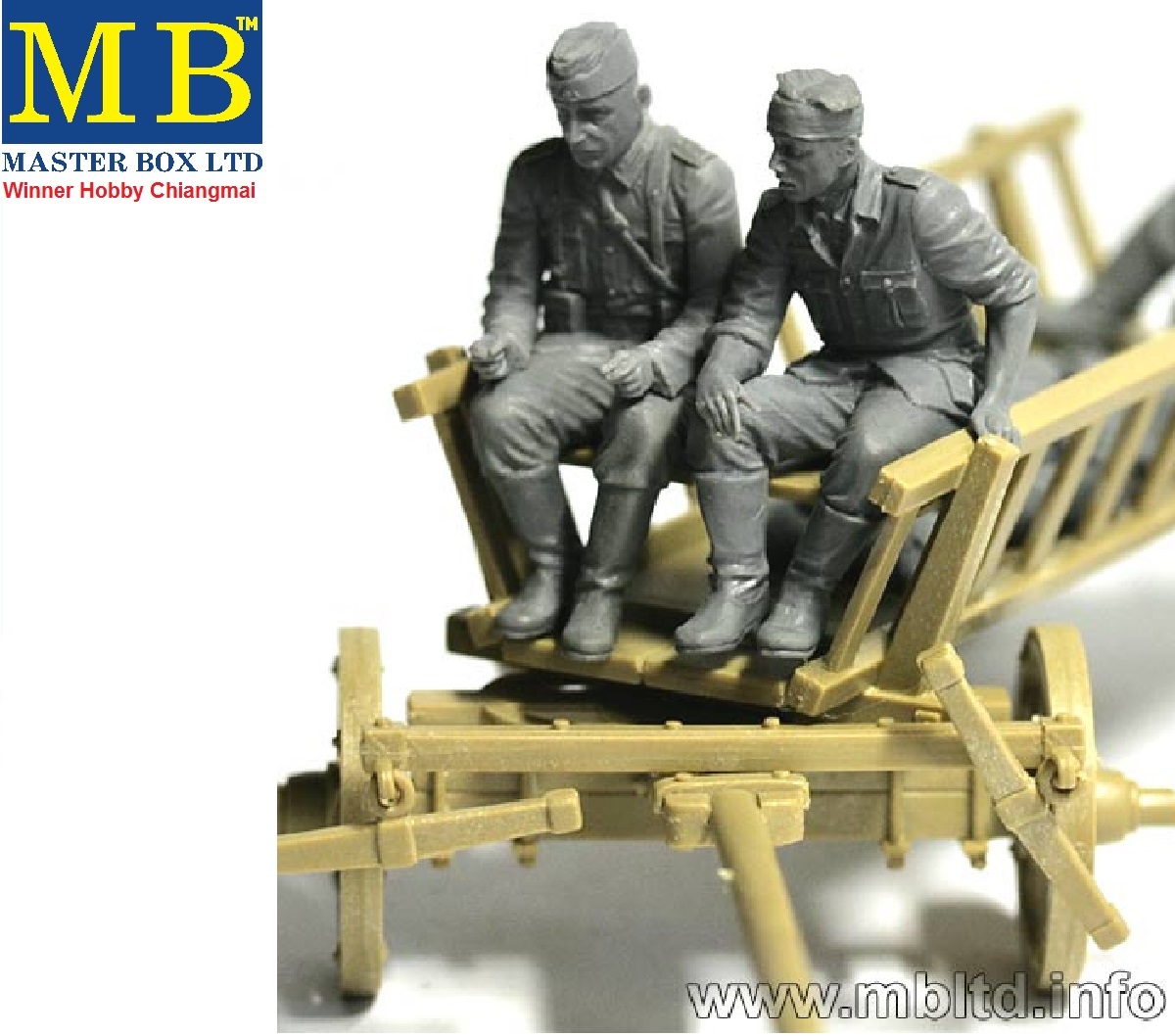 โมเดลฟิกเกอร์ Master Box 3558 Road to the Rear (5 german soldiers and 2 ...
