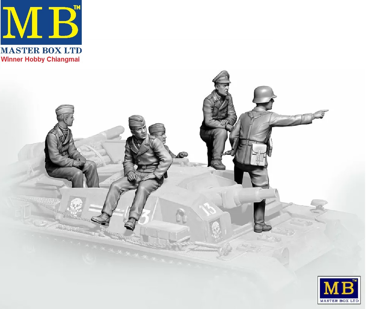 โมเดลฟิกเกอร์ Master Box 35208 German Stug III Crew 1/35 | Shopee Thailand
