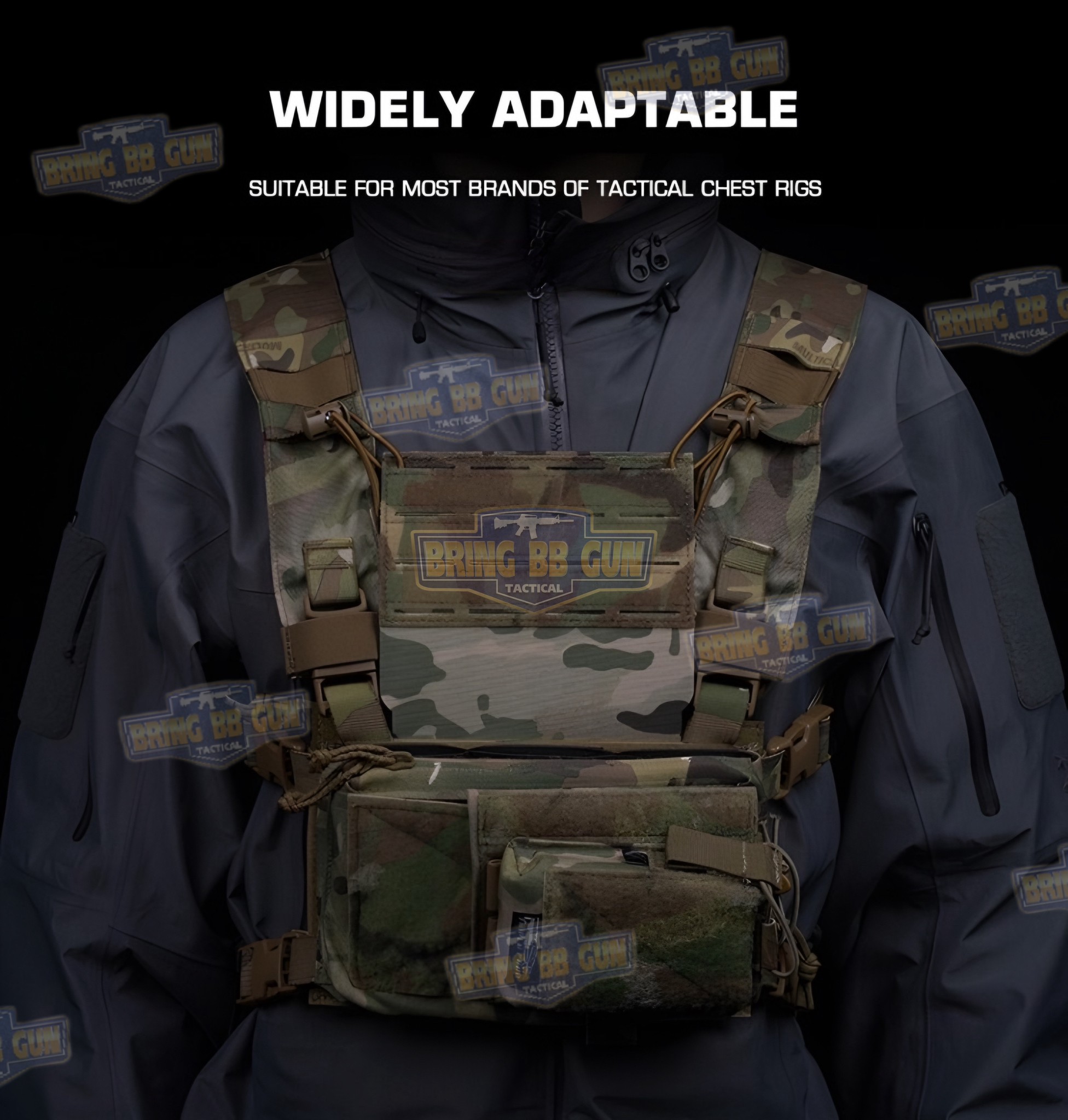แผงเสริมหน้าอกติดตั้งกับ Chest Rig (Chest Rig Mag Holder Attachment) มี ...