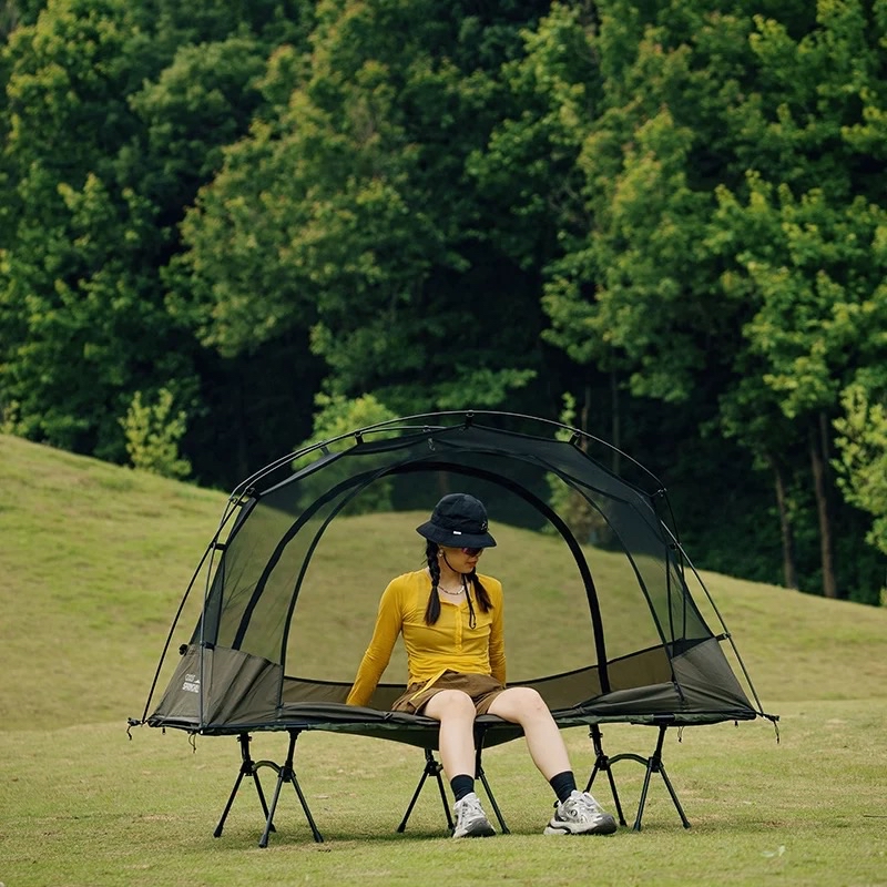 GOOUT SPRINGHILL เต็นท์ cot นอนเดี่ยว ขนาด 190x72x102 cm ผ้า TC ระบาย ...