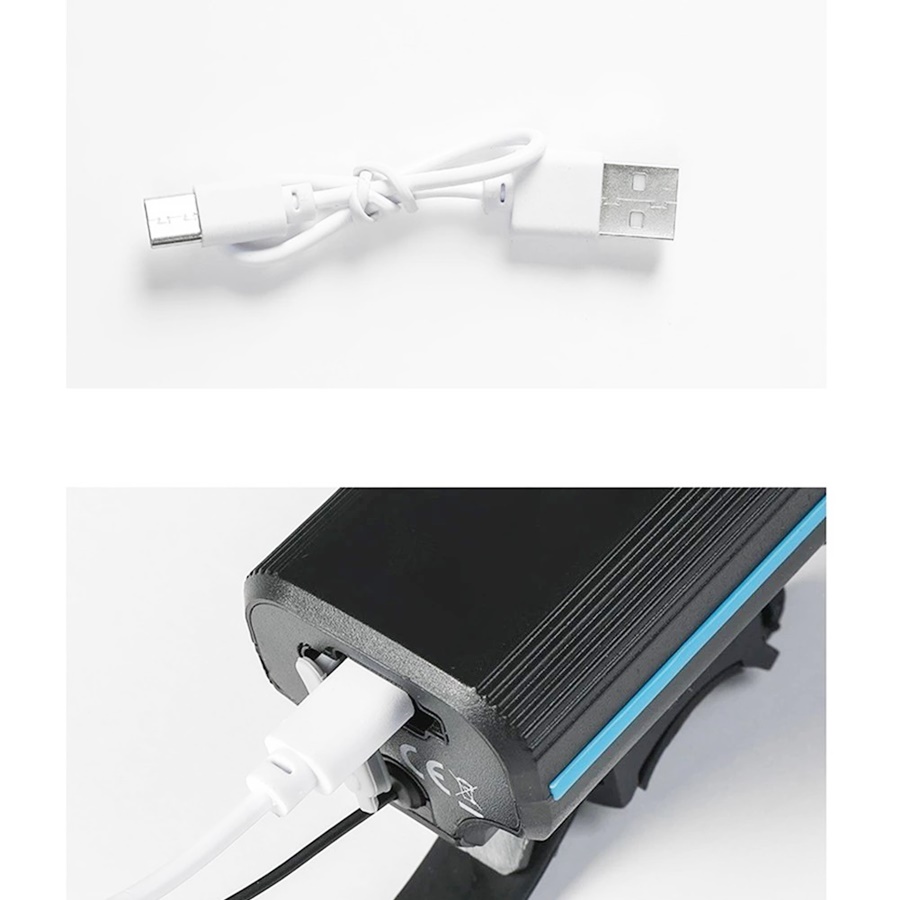 ไฟหน้าจักรยาน SPEAKER BICYCLE LIGHT CYGM-858 250 Lumen พร้อมแตรไฟฟ้า ...