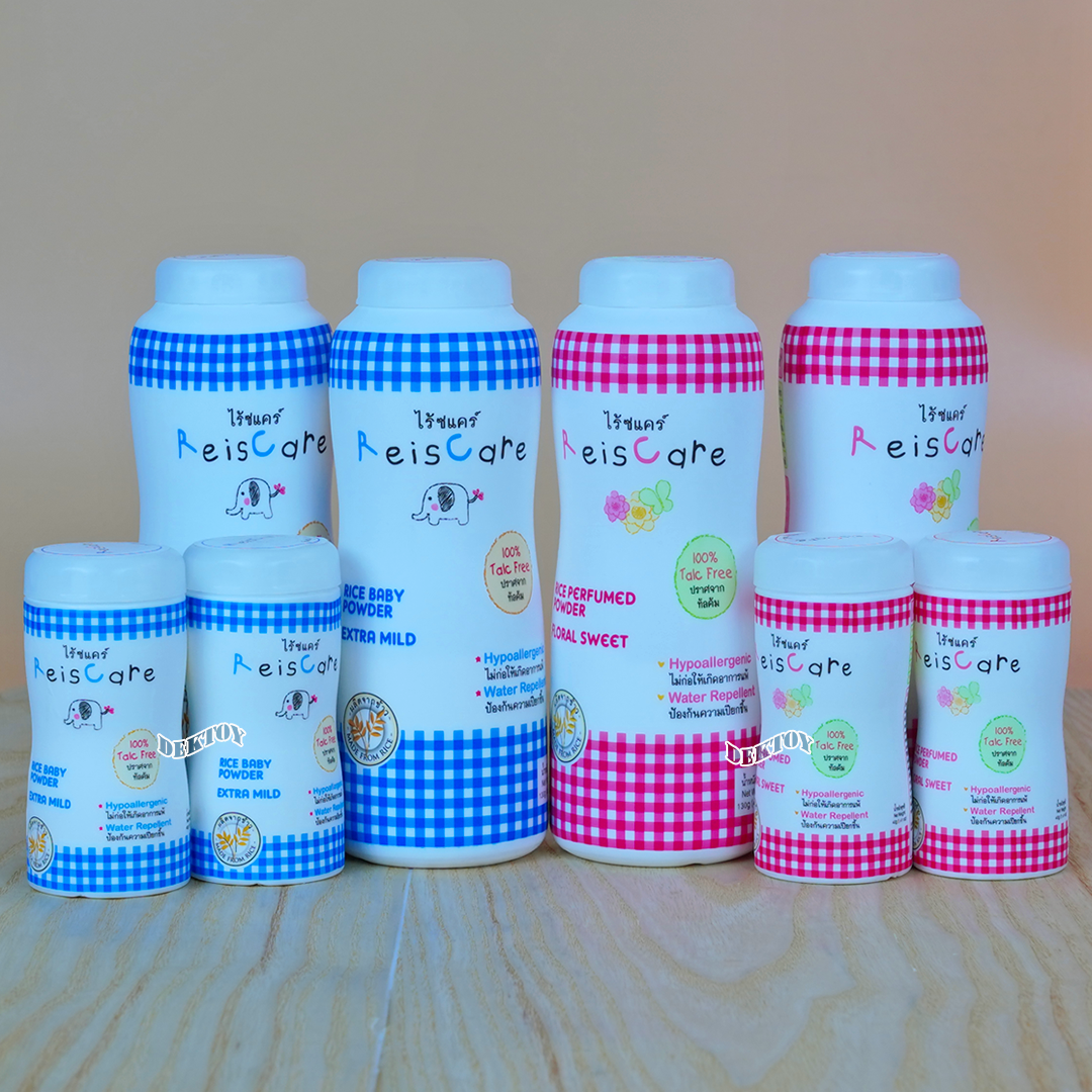 Reis care ไร้ซแคร์ แป้งเด็กไร้ซแคร์ แป้งข้าวจ้าว 40 และ 130 กรัม ...