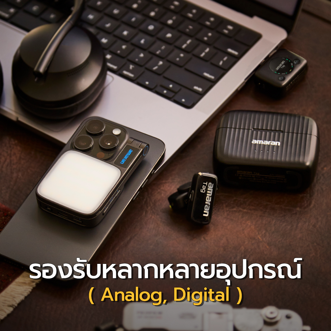 Amaran Tag Wireless Microphone For Type-C Black (ประกันศูนย์) | Shopee ...
