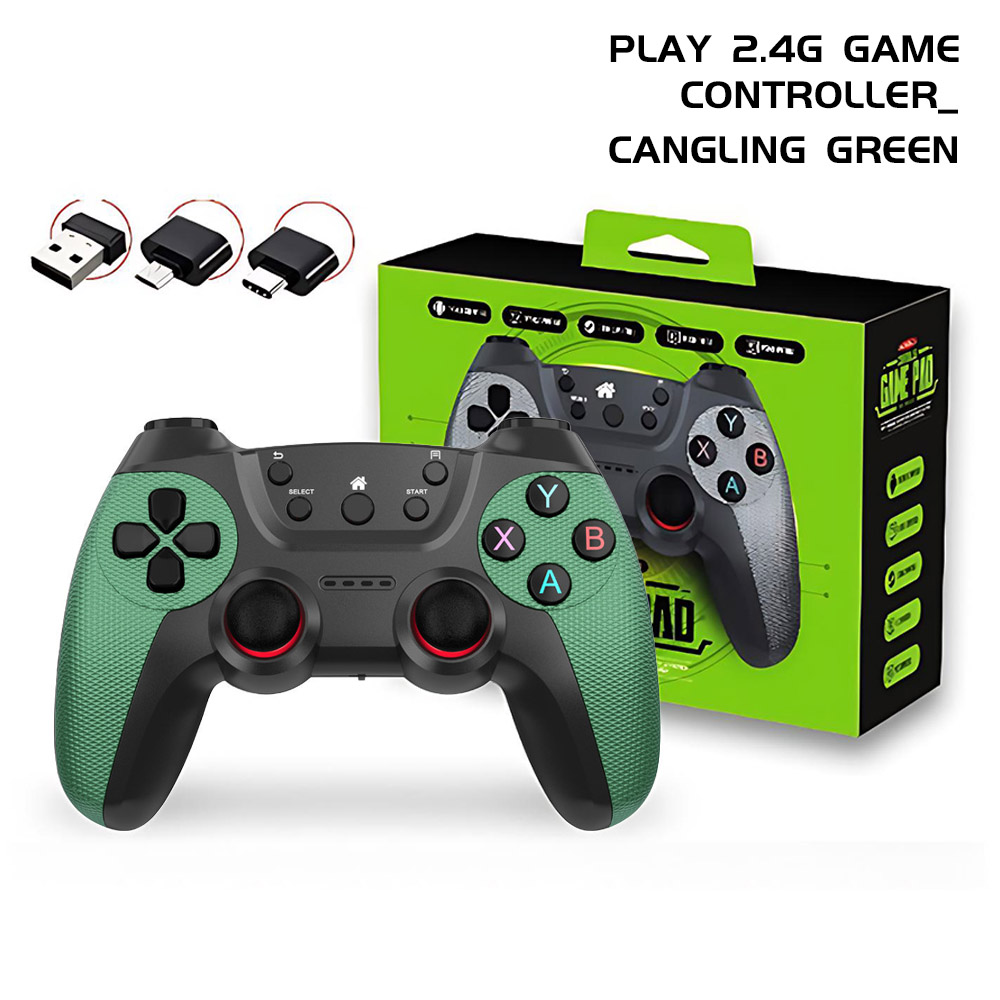 ของขวัญฟรีจาก Otg 2.4G จอยเกมไร้สาย Wireless Gaming Controller Gamepad ...