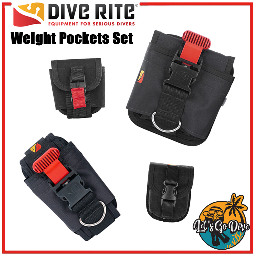 DIVE RITE - Weight Pocket - Travel Weight Pocket - 12 lb 20 lb 30 lb ...