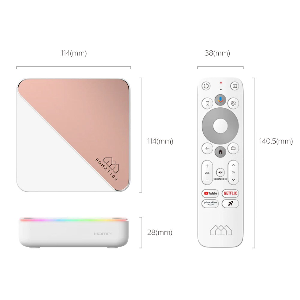 Homatics Box R 4K Plus กล่อง Android TV BOX ให้ Ram 4GB/Rom 32 GB ...