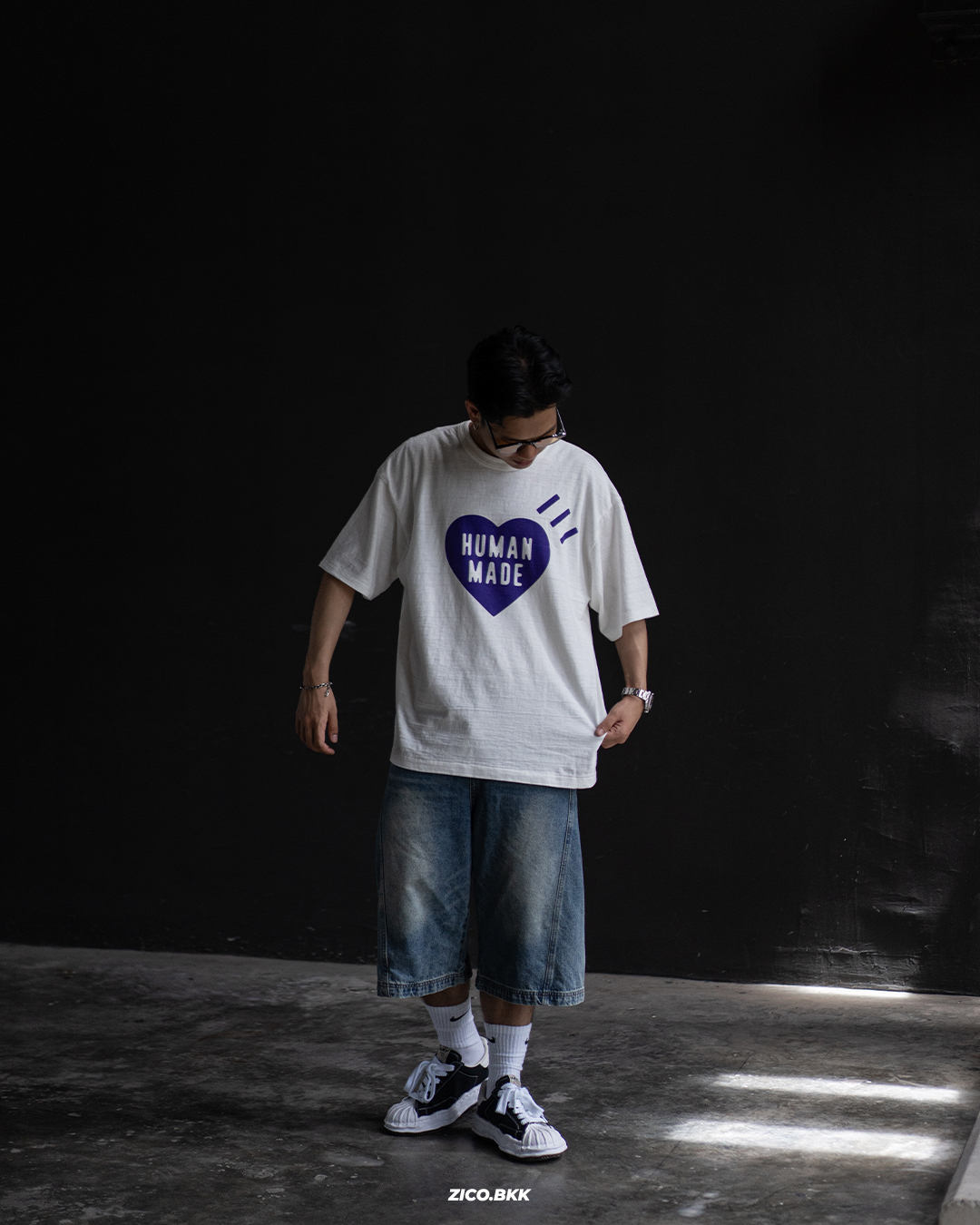 HumanMa Heart Fukuoka T-Shirt (Purple) | Shopee Thailand