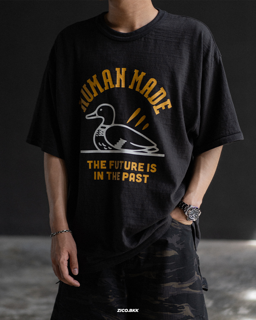 HumanMa Duck Graphic T-Shirt (HM29TE010) | Shopee Thailand