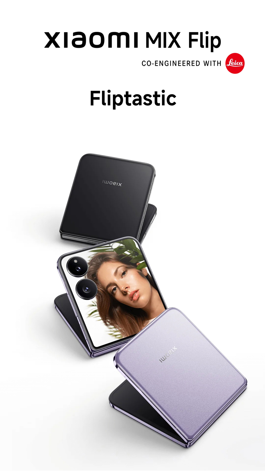 Xiaomi MIX Flip 12+512||เลนส์ออปติคอล Summilux จาก Leica |จอแสดงผลด้านนอก All Around Liquid ขนาด 4.01"