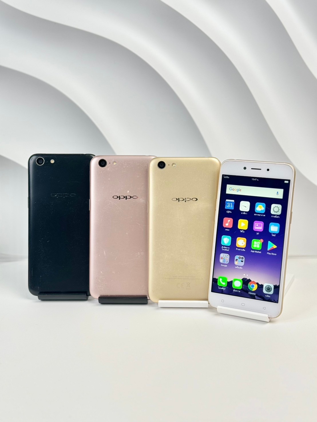 oppo A71 มือสองเดิมๆ (มีรอย) หน้าจอ นิ้ว แบตเตอรี่ 3000mAh แอน