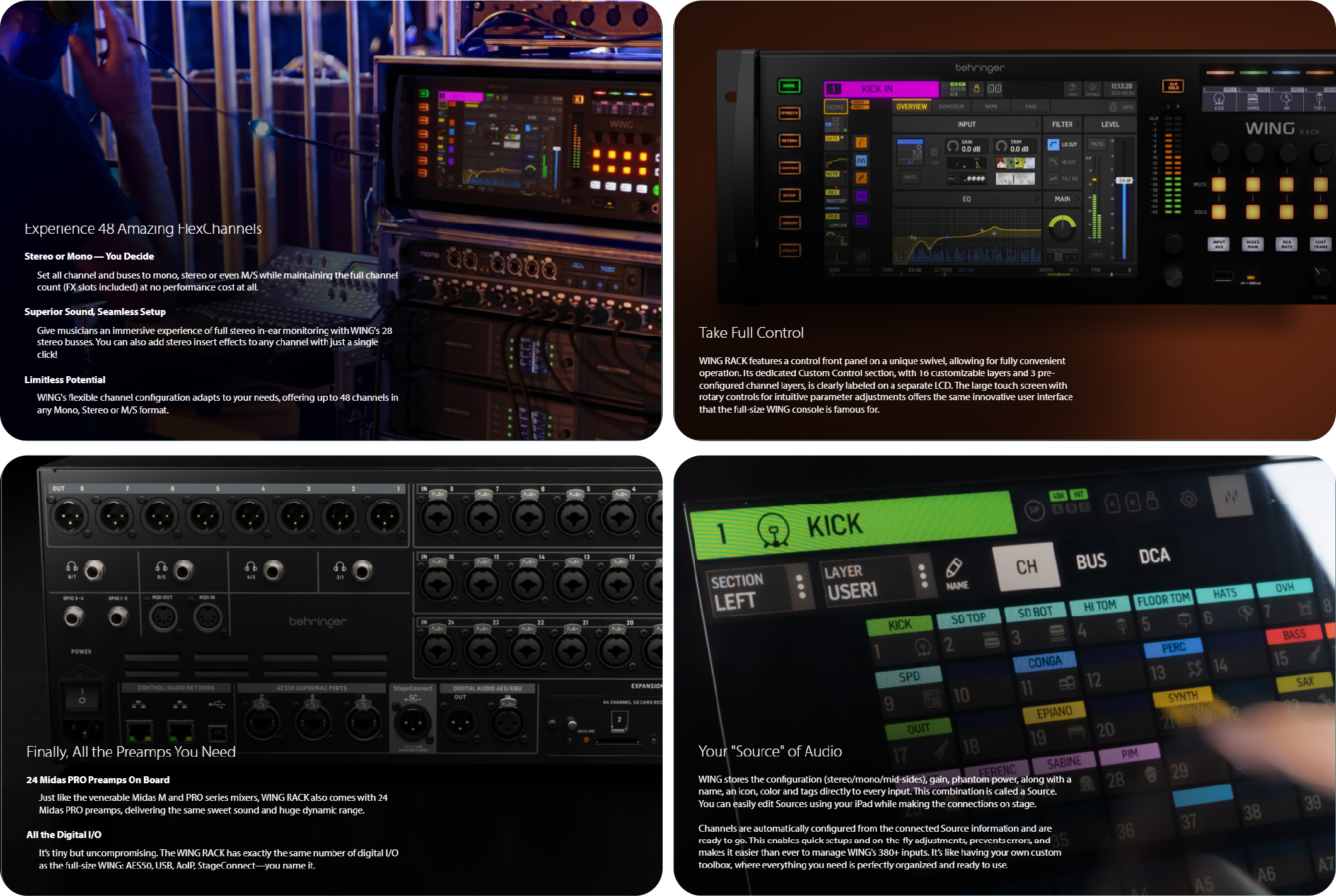 BEHRINGER WING RACK ใหม่ล่าสุด! มิกเซอร์ดิจิตอลแร็ค 48 ชาแนล 28 บัส ...