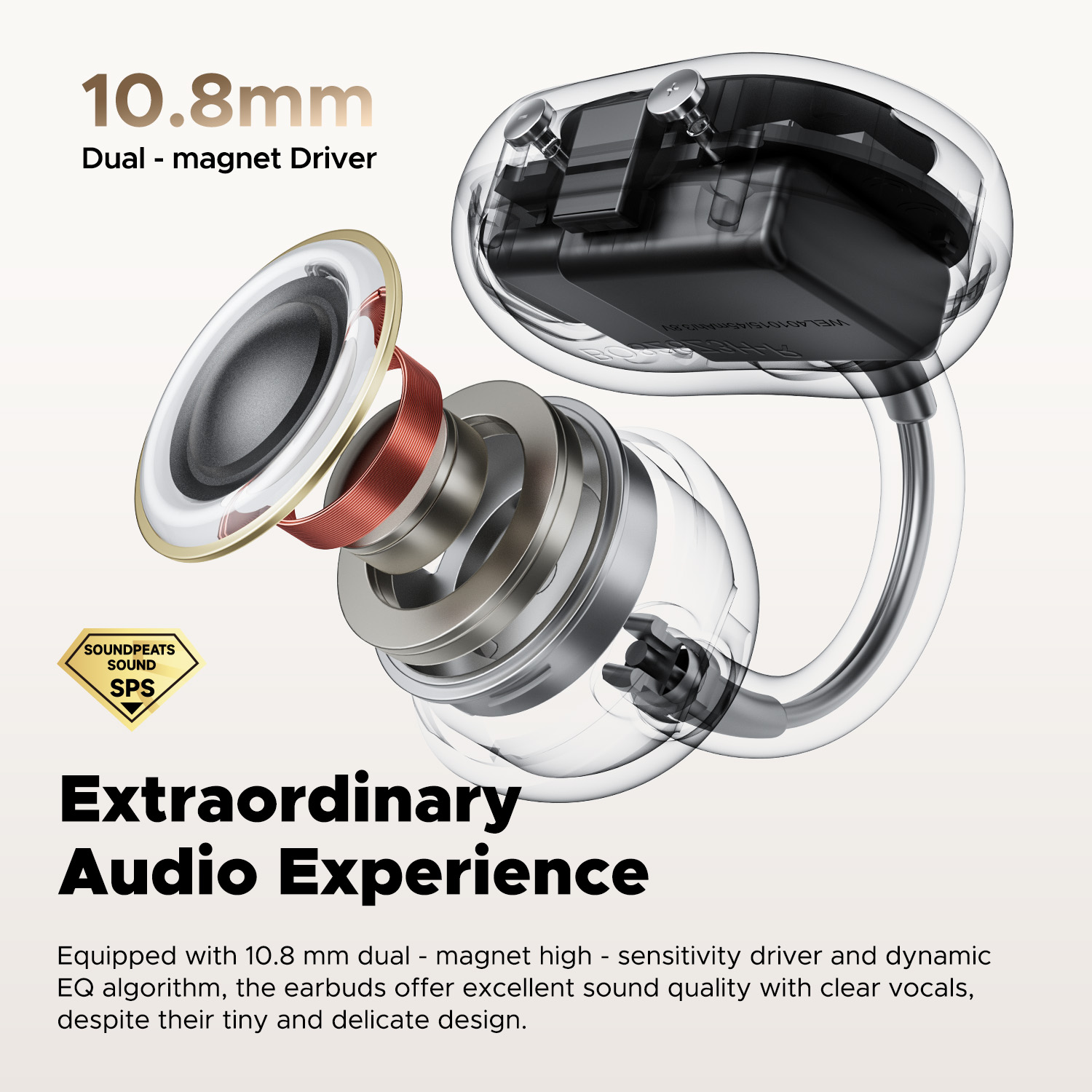 SOUNDPEATS POP Clip หูฟังบลูทูธ Bluetooth 5.4 ปุ่มกด clip on หูฟังไร้สาย Open Ear แบบหนีบหู มี Movie Mode Game Mode