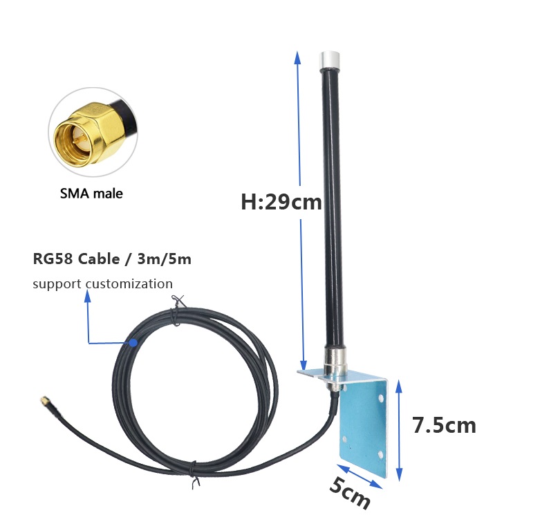 5G 4G 3G High Performance 8dBi Outdoor Base station Omni Waterproof 4G ...