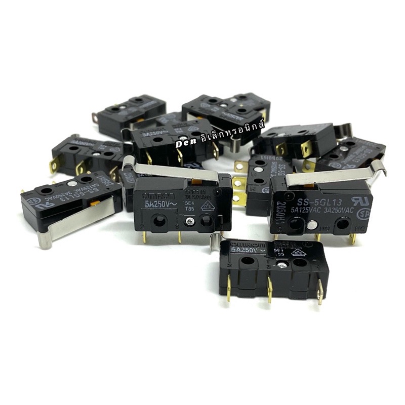 ลิมิต สวิตช์ Omron SS-5 SS-5GL SS-5GL2 SS-5GL13 สวิตซ์ pin 3-foot micro ...