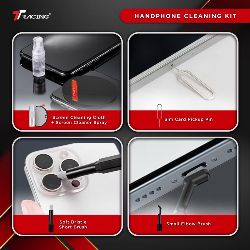 Multi Cleaning kit ชุดทำความสะอาดอุปกรณ์อิเล็กทรอนิกส์ | Shopee Thailand