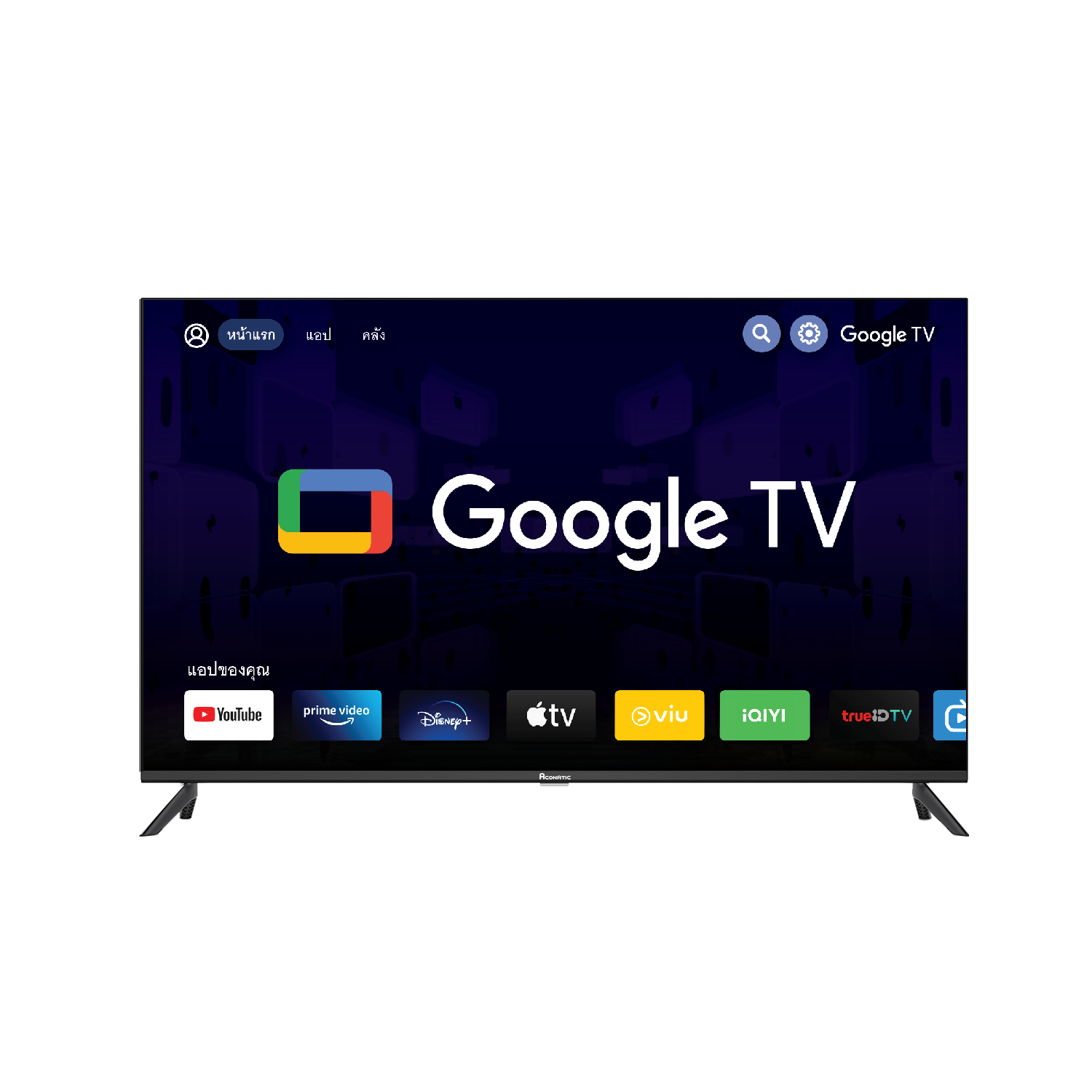 ACONATIC รุ่น 32HS700AN สมาร์ททีวี Google TV 32 นิ้ว HD ดีไซน์ขอบจอบางเฉียบ มอบประสบการณ์ความบันเทิงที่เหนือกว่าในทุกมิติ