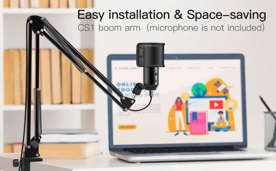 [กรุงเทพฯส่งด่วน] FIFINE CS1 Arm Microphone Boom แขนจับไมค์คุณภาพ ใช้ ...