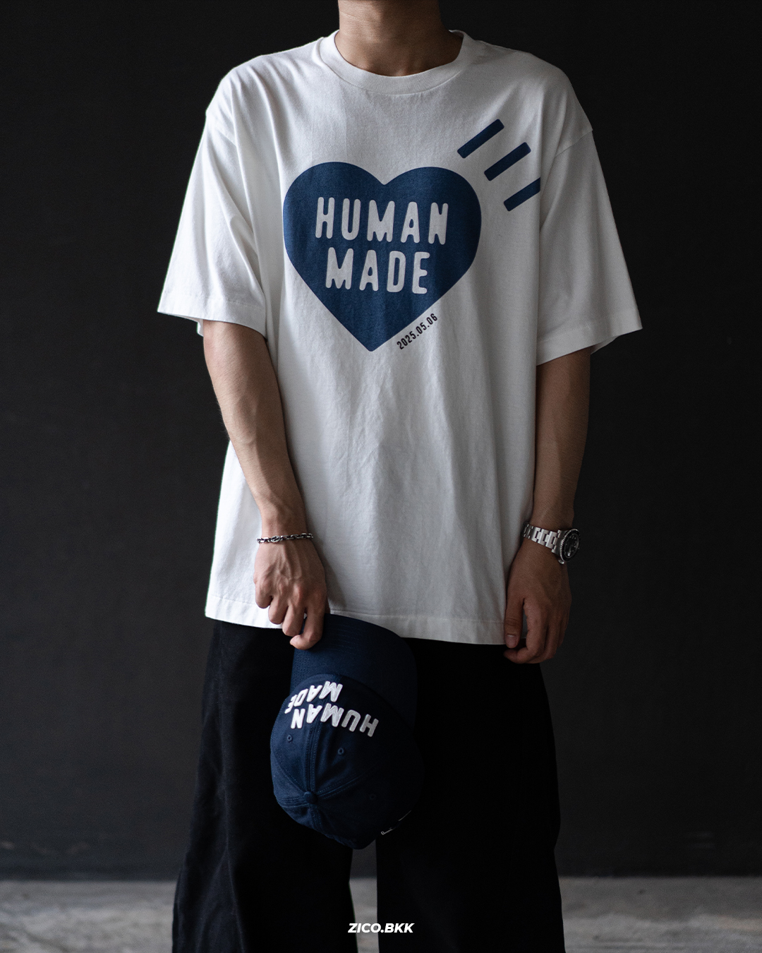 HumanMa 6 Panel Twill Cap (SS25) | Shopee Thailand