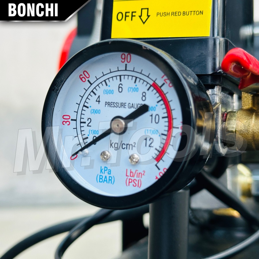 BONCHI ปั๊มลมออยฟรี ขนาด 50 ลิตร ปั๊มลมรอบเร็ว ปั๊มลมไฟฟ้า มอเตอร์รอบ ...